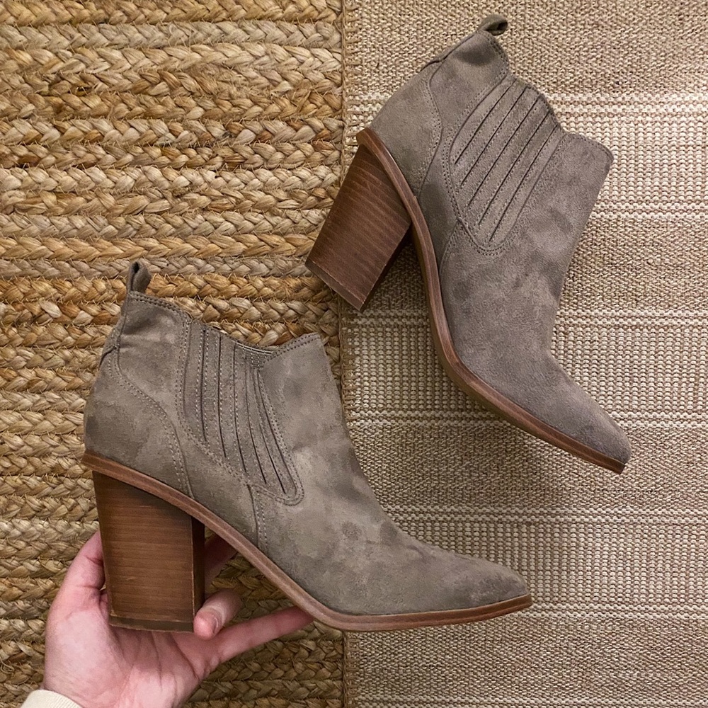 Nine West Block Heel Suede Bootie - image 6